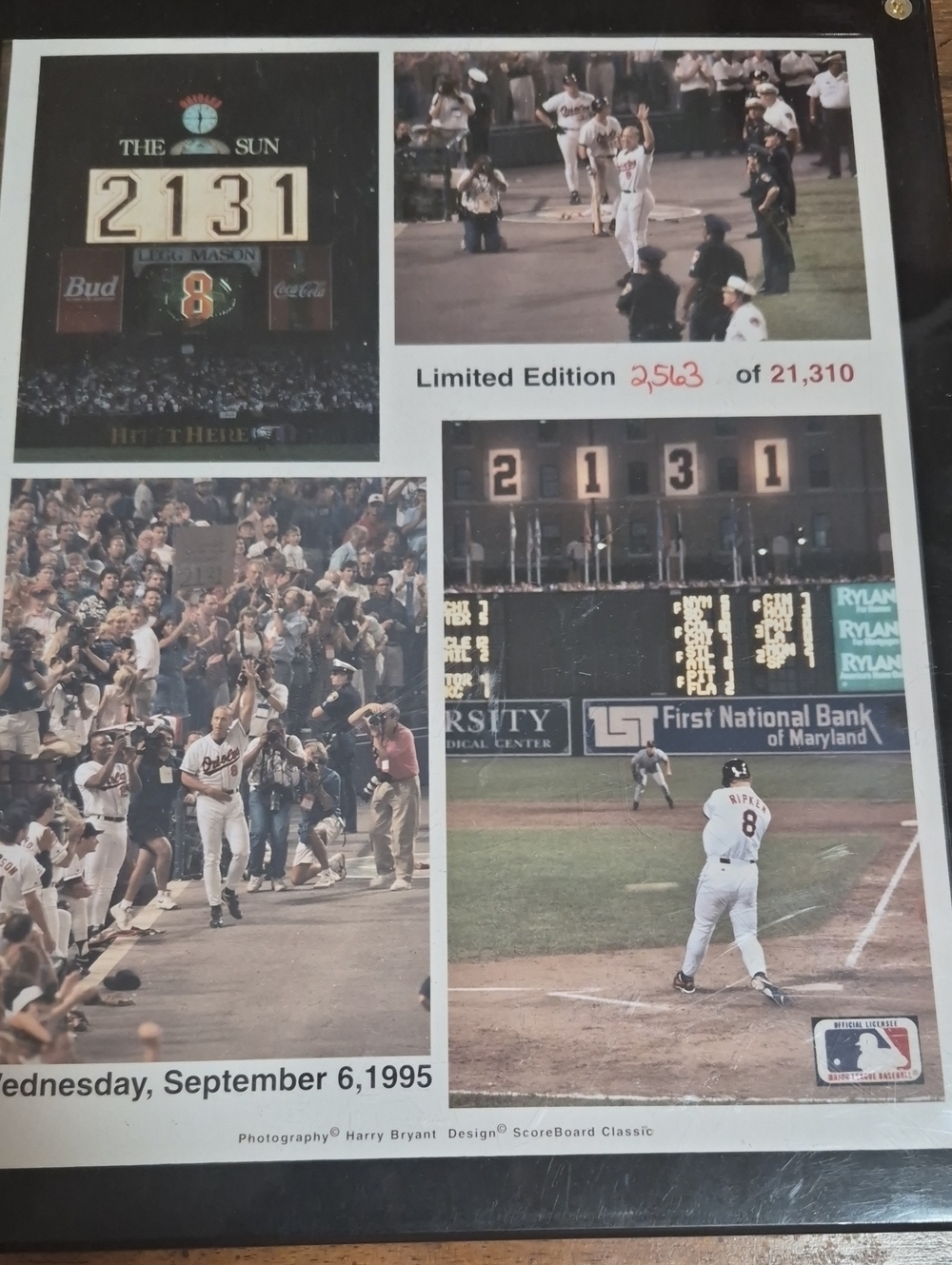 Orioles 2131 Commemorative Print - Limited Edition (White)